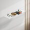 Fab Glass And Mirror Acrylic Shelf 6 x 16.5inces Brushed Nickel Bracket 3/4in Thickness Acrylic Pack of 2 AS19CC-6x16BN2P - alternate 5