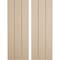 Ekena Millwork Rustic Three Board Joined Board-n-Batten Sandblasted Faux Wood Shutters w/No Batten, 16 1/2"W x 76"H SHUBJN16X76SDPR - alternate 1