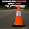Traffic Kontrol 18in Traffic Cone, 3 Lbs, Orange, 6in Hi Intensity Reflective Collars, 1PC TKTC-18-3-OR-1C - alternate 5