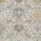 Homeroots 8' X 10' Beige Brown And Green Damask Washable Indoor Outdoor Area Rug 599397 - alternate 5