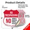Signmission No Trespassing Shield Sign No Animals Ve, 6 inch X 6 inch, Vinyl Decal, 5PK SHI-D-5PACK-6-413 - alternate 3