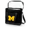 Picnic Time Family Of Brands NCAA Michigan Wolverines Montero Tote Cooler Bag - Soft Cooler Bag - Picnic Tote, Black 604-00-179-344-0 - alternate 3