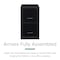 Space Solutions 14.25 in W 2 Drawer Vertical File Cabinet, Black 14341 - alternate 10