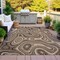 Homeroots 8' X 10' Beige And Charcoal Geometric Washable Indoor Outdoor Area Rug 631368 - alternate 4