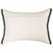 Homeroots 14" X 20" Green And Ivory Cotton Christmas Gnomes Throw Pillow With Embroidery 719249 - alternate 4