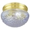 Boston Harbor Single Light Round Ceiling Fixture, 120 V, 60 W, 1-Lamp, A19 or CFL Lamp F13BB01-68583L - alternate 1