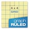 Tops Computation Notebook, Quadrille Rule (4 sq/in), Red Cover, (75) 11.75 x 9.5 Sheets 35126 - alternate 5