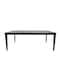 Homeroots 63" Gray and Walnut Faux Marble and Wood Dining Table 716288 - alternate 1