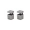 Dolle Bloc 2.5 in. H X 1.3 in. W X 1.3 in. D Silver Metal Shelf Clips 15774 - alternate 1
