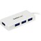 Startech.Com Portable 4 Port Mini USB 3.0 Hub - White ST4300MINU3W - alternate 2