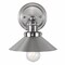 Jonathan Y July 7.88" 1-Light Industrial Farmhouse Metal Vanity Light, Nickel JYL7426B - alternate 1