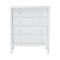 Baxton Studio Hoffman Chest with Scalloped Apron and Turned Legs, White 272-14817-ZORO - alternate 4