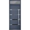 Vdomdoors Steel Door Deux 1105 Gray Graphite Transom Window Stainless Inserts Single Modern Painted-W36xH80+1 DEUX1105EXD-GRE-W36 x H80+16-Left-hand Inswing - alternate 2