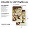 Signmission Tacos, Vinyl Decals Only 24 Inch x 36 Inch, Vinyl Decal, 2PK DSB-2436-2PACK-30426 - alternate 2