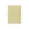 Homeroots 5' X 8' Yellow And Ivory Geometric Washable Indoor Outdoor Area Rug 613814 - alternate 5