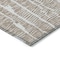 Homeroots 9' X 12' Brown And Ivory Abstract Washable Indoor Outdoor Area Rug 588502 - alternate 4