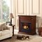 Duluth Forge Ventless Natural Gas Fireplace With Mantel - 26,000 BTU, Remote Control, Auburn Cherry Finish DFS-300NR-3AC - alternate 3
