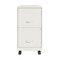 Space Solutions 14.25 in W 2 Drawer Mobile Vertical File Cabinet, Pearl White 24406 - alternate 8