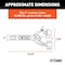 Curt Ball and Pintle Combination, 10,000 lb, 16,000 lb Working Load, Powder-Coated, 2 in Dia Eye 48007 - alternate 2