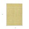 Homeroots 5' X 8' Yellow Gold And Ivory Floral Washable Indoor Outdoor Area Rug 582351 - alternate 5
