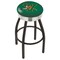 Holland Bar Stool Co 30" Blk Wrinkle Vermont Swivel Bar Stool, Chrome Ring L8B3C30Vermnt - alternate 1