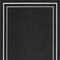 Homeroots 6' X 9' Black And Ivory Indoor Outdoor Area Rug 545490 - alternate 3