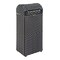 Happimess Darla 14.27-Gallon All-Weather Wicker/Metal Swing Top Hideaway Outdoor Trash Can, Dark Navy/White HPM1201E - alternate 5