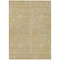 Homeroots 9' X 12' Gold And Beige Geometric Washable Indoor Outdoor Area Rug 594549 - alternate 4