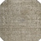 Homeroots 8' Pewter And Beige Round Abstract Washable Indoor Outdoor Area Rug 616018 - alternate 6