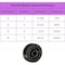 Hyw Products Heavy Duty Caster 8in x 2in Phenolic Wheel Stainless Steel - Rigid 40-80R-A1-PH(STS) - alternate 2