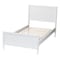 Baxton Studio Roni Modern White Wood Full Platform Bed with Scalloped Edges 256-14082-ZORO - alternate 5