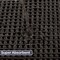Lavish Home 2-Piece Waffle Bath Mat Set for Boho Bathroom Decor Non Slip Rugs for Shower, Tub, or Vanity ST-BATH3-CHAR - alternate 4