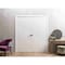 Vdomdoors Sliding Closet Double Bi-fold Doors 96 x 80 inches, Mela 0733 Painted White, Sturdy Tracks Moldings MELA0733DBF-BEM-96 x 80 (4* 24x80) - alternate 3