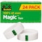 Scotch 3/4"W Magic Tape, 27.78 yd L, Clear, 24 PK MMM810K24 - alternate 1