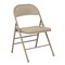 Office Star Products FF Series Folding Chair with Metal Seat and Back, Tan FF-22124M - alternate 1