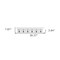 Homeroots 39in Classic White Wood Six Hook Hanging Coat Rack 397696 - alternate 7