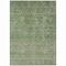 Homeroots 9' X 12' Olive Green And Beige Floral Washable Indoor Outdoor Area Rug 605733 - alternate 7
