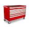 Tekton Rolling Tool Cabinet, 7 Drawer, Red, Steel, 60 in W x 27 in D x 41-1/2 in H OCL63200STM - alternate 1