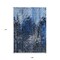 Homeroots 9' X 12' Navy Blue And Denim Blue Abstract Washable Indoor Outdoor Area Rug 577233 - alternate 5