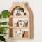 Bali & Pari Creusa Natural Rattan Display Shelf Woven Bow Accent 266-14572-ZORO - alternate 5