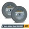 Powertec Aluminum Oxide Bench Grinding Wheel 6 in 36 & 60 Grit, 3/4 in Thick 1/2 in Arbor, 2PK 15533 - alternate 1