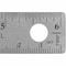 Westcott Rulers, 6"L, Stainless Steel, Nonslip Cork Back, 12/BX, SR PK ACM10414BX - alternate 2
