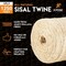 Xpose Safety Sisal Twine, Pole Wrap 1 Ply 1250ft 1PST-1250-X - alternate 2