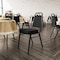 Flash Furniture HERCULES Series Trapezoidal Back Stacking Banquet Chair w/Black Fabric and 2.5in. Thick Seat, Black FD-BHF-1-BK-BK-GG - alternate 5