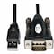 Tripp Lite CONNECT DEVICES WITH A 9-PIN RS-232 SERIAL PORT, SUCH AS MODEMS, DIGITAL CAMERAS U209-000-R - alternate 1