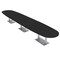 Skutchi Designs Boval Conference Table With Power Unit, 48 in W, 216 in L, Black HAR-BOVL-48X216-DOU-U999ST19-NA - alternate 1