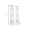 Homeroots Set of Two 84"  White Wave Embroidered Window Panels, 2PK 473370 - alternate 2