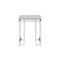 Homeroots 24" Chrome And Natural Oak Manufactured Wood And Metal Square End Table 486390 - alternate 7