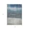 Homeroots 8' X 10' Blue And Gray Abstract Washable Indoor Outdoor Area Rug 632044 - alternate 5