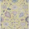 Homeroots 5' X 8' Yellow Lavender And Denim Blue Floral Washable Indoor Outdoor Area Rug 605344 - alternate 8
